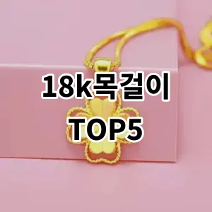 2024 18k목걸이 추천 Top5