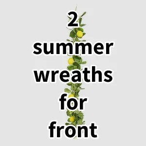 Top 5 Best-selling 2 summer wreaths for front door