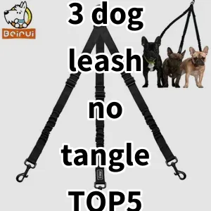 Top 5 Best-selling 3 dog leash no tangle