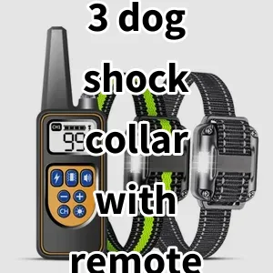 Top 5 Best-selling 3 dog shock collar with remote control