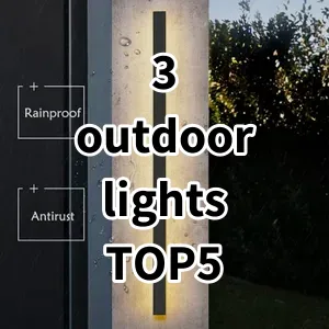 Top5 Best-selling 3 outdoor lights