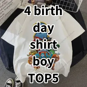 Top 5 Best-selling 4 birthday shirt boy