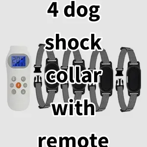 Top 5 Best-selling 4 dog shock collar with remote control