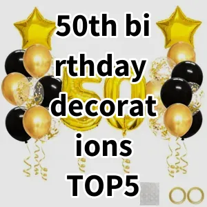 Top 5 Best-selling 50th birthday decorations