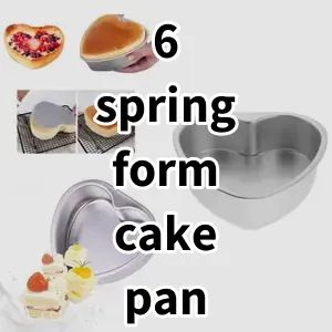 Top5 Best-selling 6 spring form cake pan