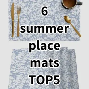 Top 5 Best-selling 6 summer place mats