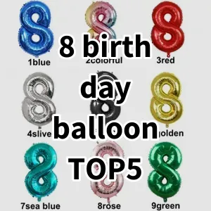 Top 5 Best-selling 8 birthday balloon