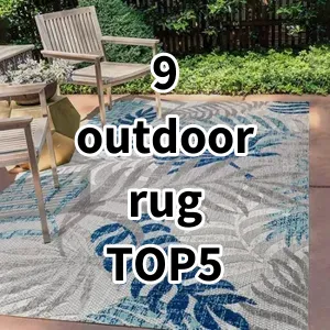 Top5 Best-selling 9 outdoor rug