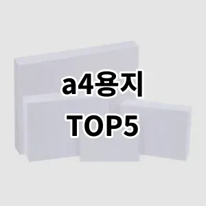 2024 a4용지 추천 Top5