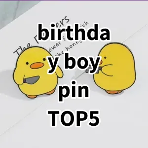 Top 5 Best-selling birthday boy pin