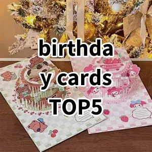 Top 5 Best-selling birthday cards