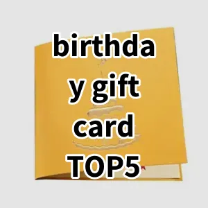 Top 5 Best-selling birthday gift card