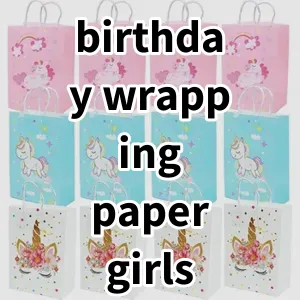 Top 5 Best-selling birthday wrapping paper girls