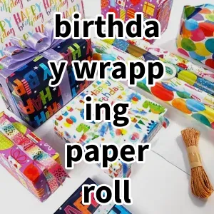 Top 5 Best-selling birthday wrapping paper roll