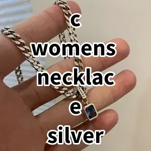 2024 Top5 Best-selling c womens necklace silver