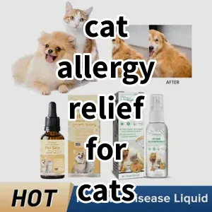 Top 5 Best-selling cat allergy relief for cats