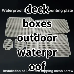 Top5 Best-selling deck boxes outdoor waterproof