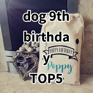 Top 5 Best-selling dog 9th birthday