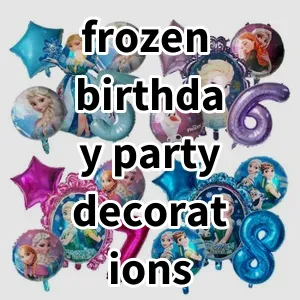 Top 5 Best-selling frozen birthday party decorations