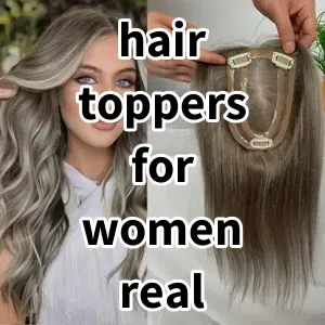 Top5 Best-selling hair toppers for women real human hair