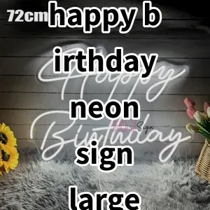 Top 5 Best-selling happy birthday neon sign large