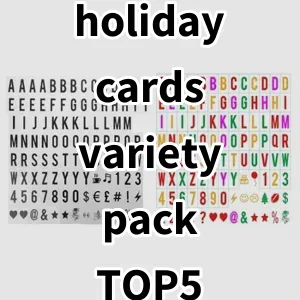 2024 Top5 Best-selling holiday cards variety pack