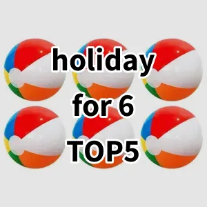 2024 Top5 Best-selling holiday for 6