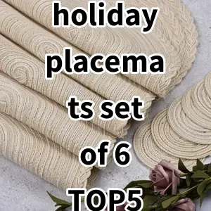 2024 Top5 Best-selling holiday placemats set of 6