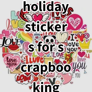 2024 Top5 Best-selling holiday stickers for scrapbooking