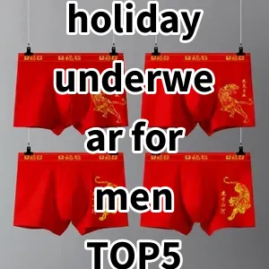 2024 Top5 Best-selling holiday underwear for men