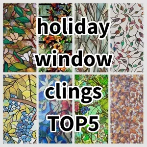 2024 Top5 Best-selling holiday window clings