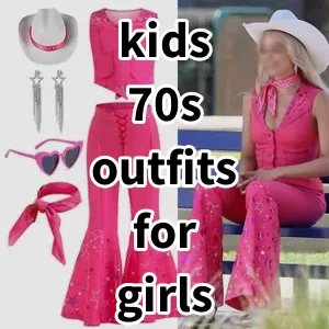 Top5 Best-selling kids 70s outfits for girls