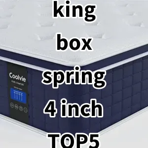 Top5 Best-selling king box spring 4 inch