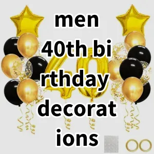 2024 Top5 Best-selling men 40th birthday decorations