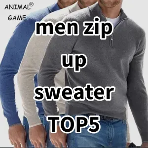 2024 Top5 Best-selling men zip up sweater