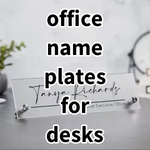 Top 5 Best-selling office name plates for desks