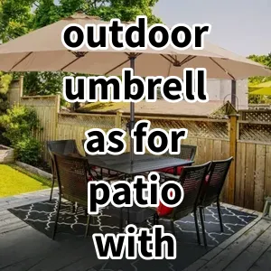 Top5 Best-selling outdoor umbrellas for patio with base