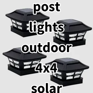 Top5 Best-selling post lights outdoor 4x4 solar