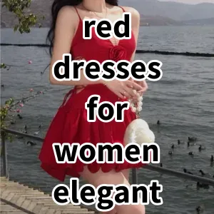 2024 Top5 Best-selling red dresses for women elegant