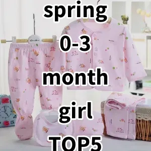 Top 5 Best-selling spring 0-3 month girl