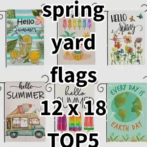 Top 5 Best-selling spring yard flags 12 x 18