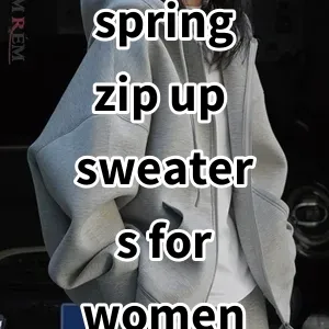 Top 5 Best-selling spring zip up sweaters for women 2024