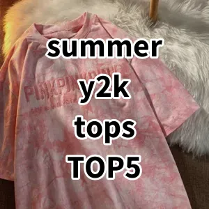 Top 5 Best-selling summer y2k tops