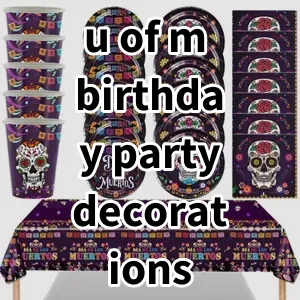 Top 5 Best-selling u of m birthday party decorations