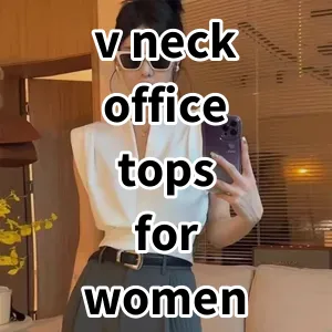 Top 5 Best-selling v neck office tops for women