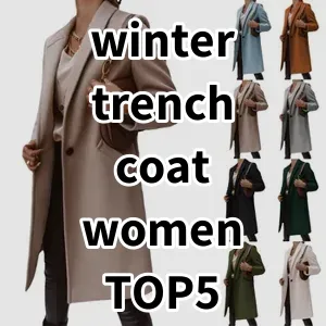 Top 5 Best-selling winter trench coat women