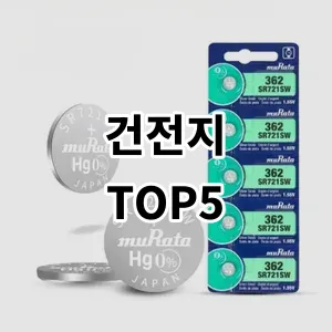 2024 건전지 추천 Top5