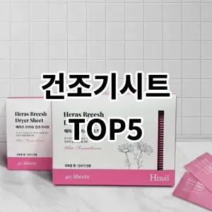 2024 건조기시트 추천 Top5