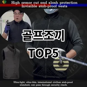 2024 골프조끼 추천 Top5