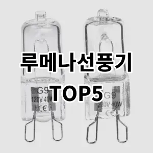 2024 루메나선풍기 추천 Top5